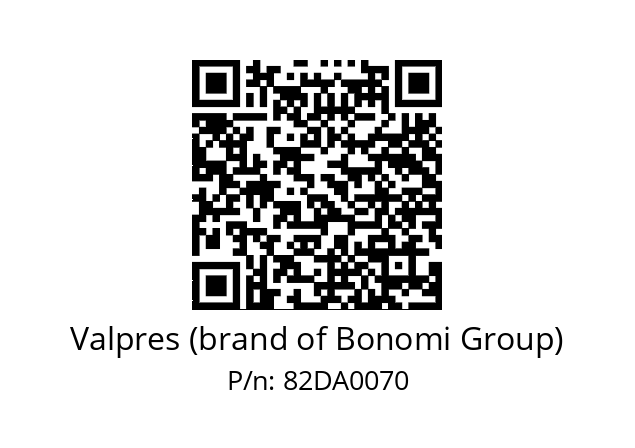   Valpres (brand of Bonomi Group) 82DA0070