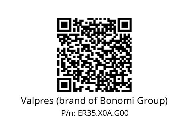   Valpres (brand of Bonomi Group) ER35.X0A.G00