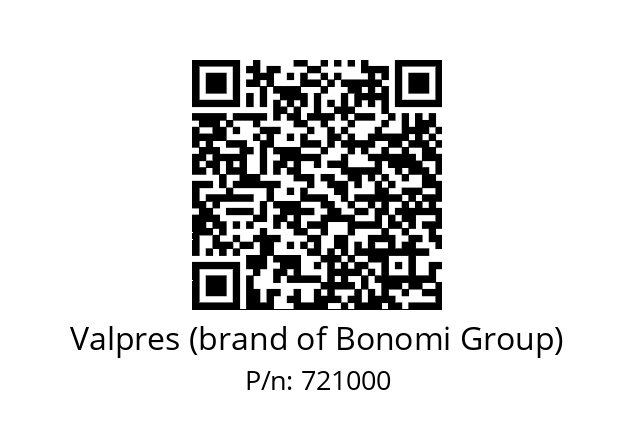   Valpres (brand of Bonomi Group) 721000