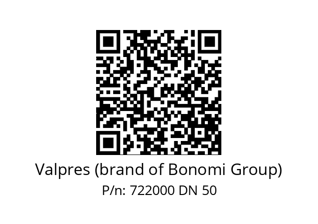   Valpres (brand of Bonomi Group) 722000 DN 50