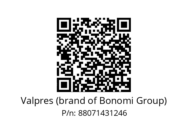   Valpres (brand of Bonomi Group) 88071431246