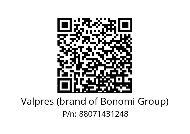   Valpres (brand of Bonomi Group) 88071431248