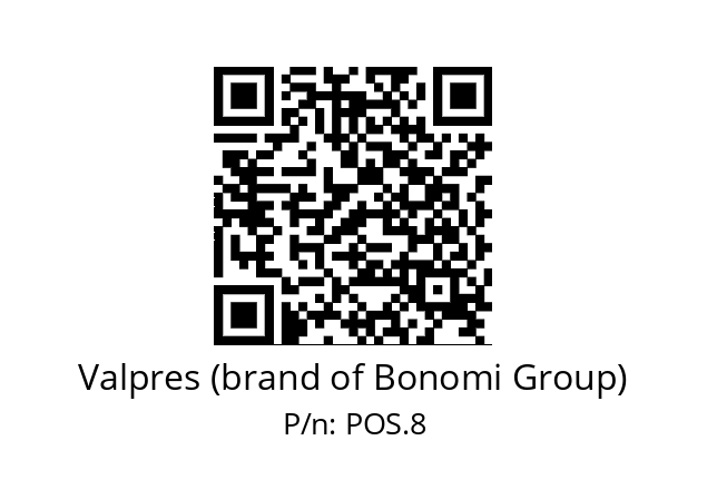   Valpres (brand of Bonomi Group) POS.8