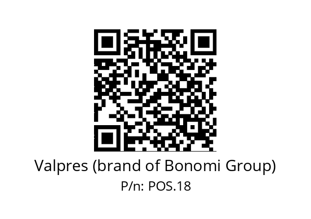   Valpres (brand of Bonomi Group) POS.18