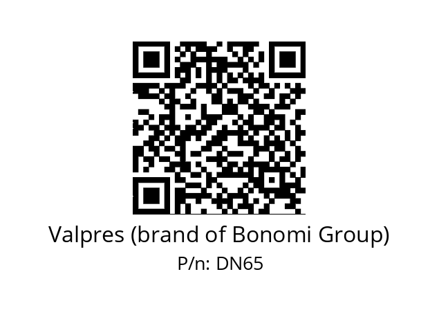   Valpres (brand of Bonomi Group) DN65