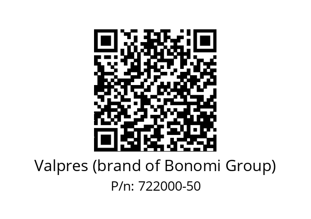   Valpres (brand of Bonomi Group) 722000-50