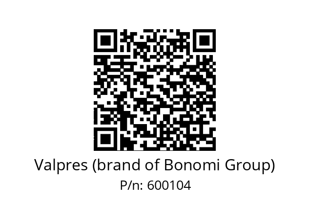   Valpres (brand of Bonomi Group) 600104