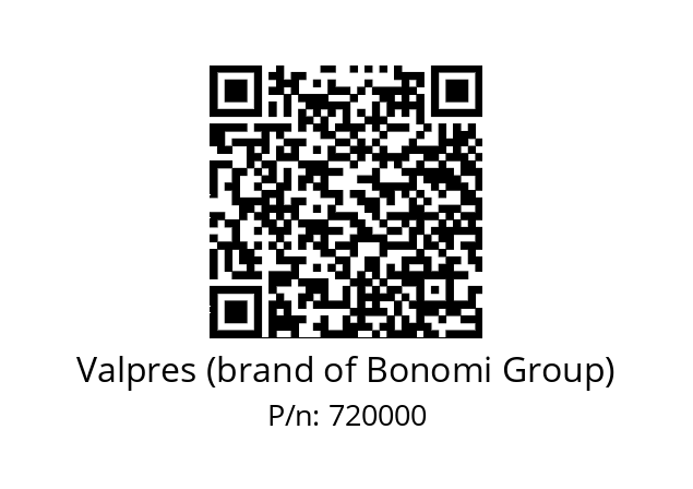   Valpres (brand of Bonomi Group) 720000