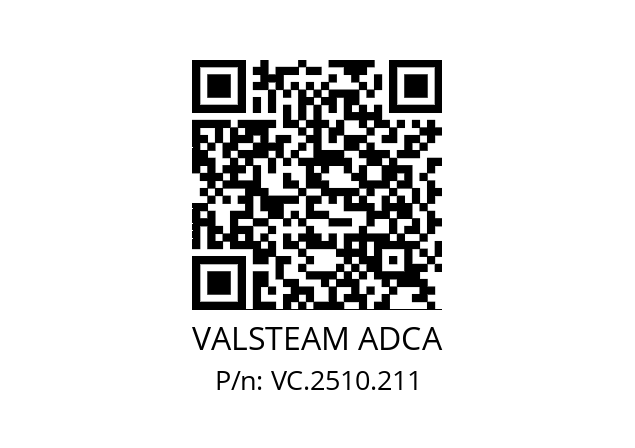   VALSTEAM ADCA VC.2510.211