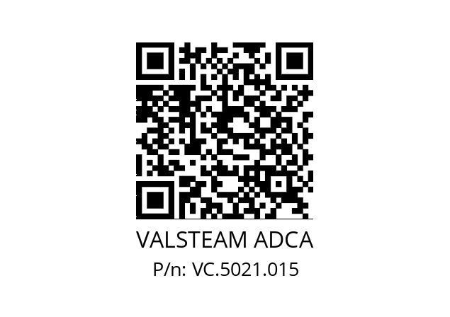   VALSTEAM ADCA VC.5021.015