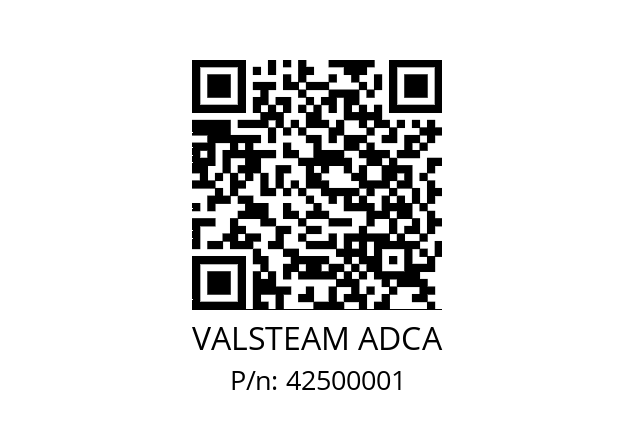   VALSTEAM ADCA 42500001