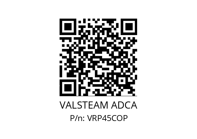   VALSTEAM ADCA VRP45COP