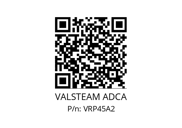   VALSTEAM ADCA VRP45A2