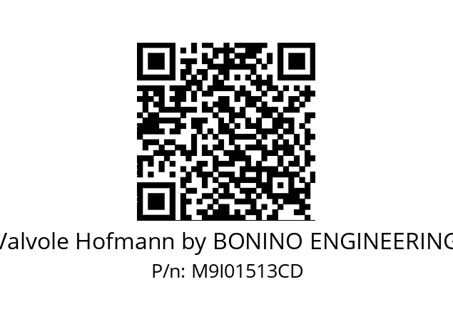   Valvole Hofmann by BONINO ENGINEERING M9I01513CD