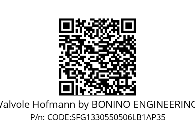   Valvole Hofmann by BONINO ENGINEERING CODE:SFG1330550506LB1AP35