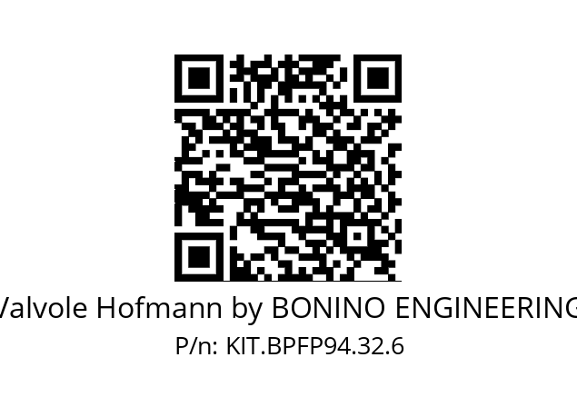   Valvole Hofmann by BONINO ENGINEERING KIT.BPFP94.32.6