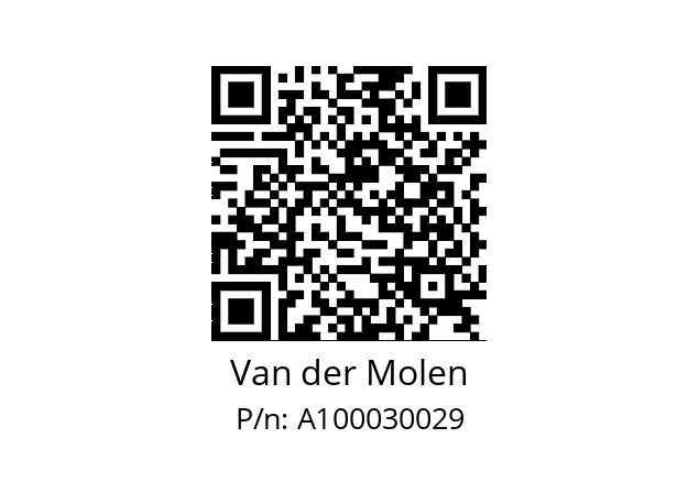   Van der Molen A100030029