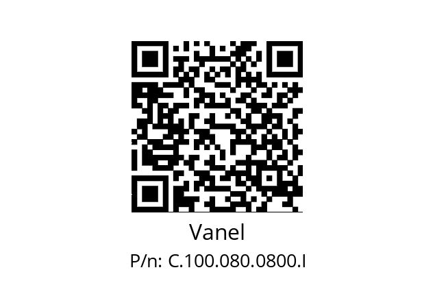   Vanel C.100.080.0800.I