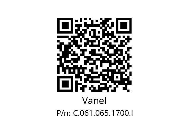   Vanel C.061.065.1700.I