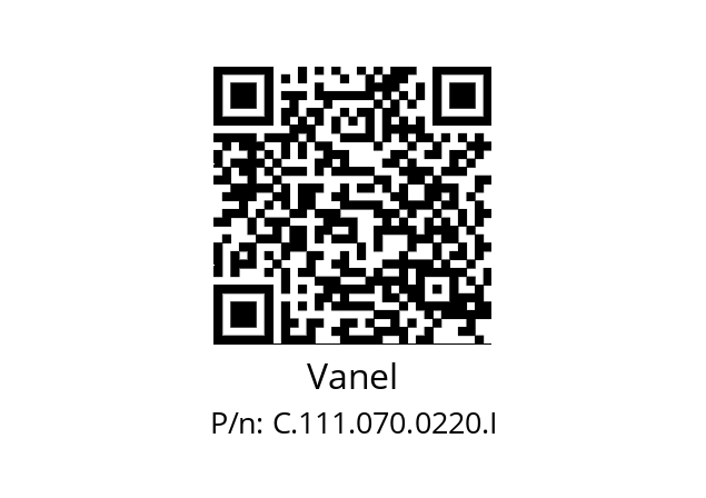   Vanel C.111.070.0220.I