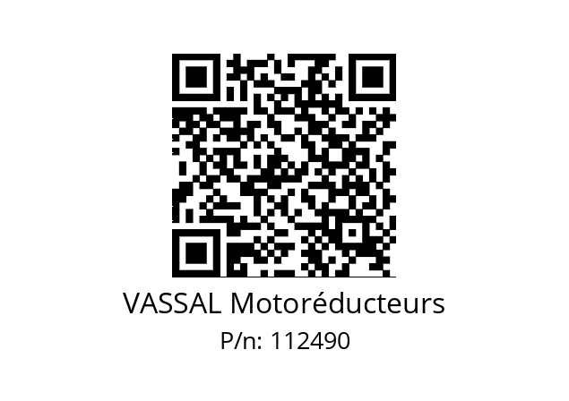   VASSAL Motoréducteurs 112490