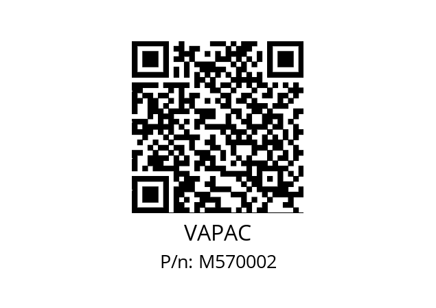   VAPAC M570002