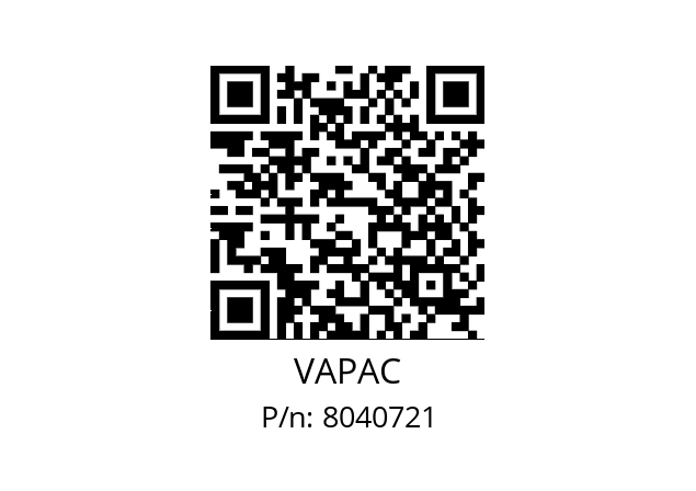   VAPAC 8040721