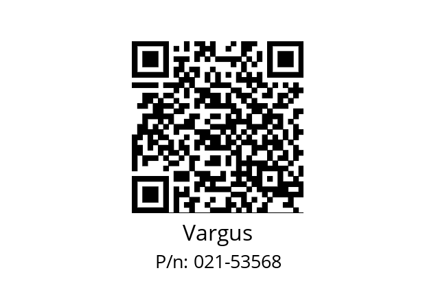   Vargus 021-53568