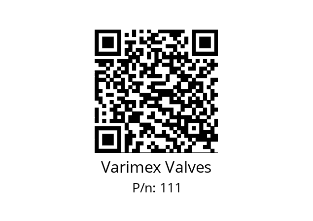   Varimex Valves 111