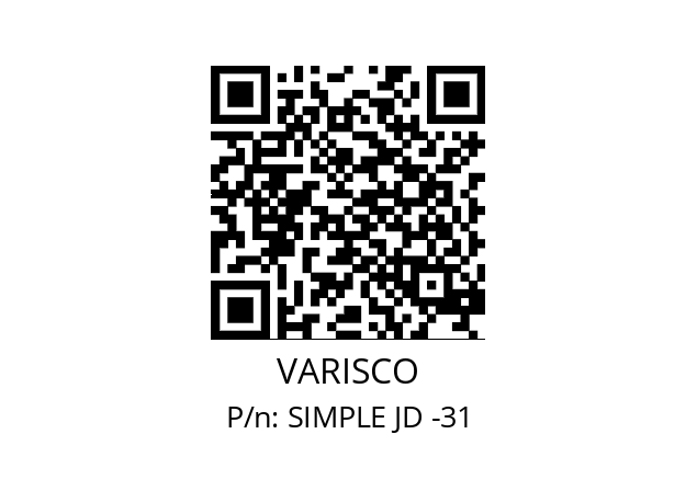   VARISCO SIMPLE JD -31