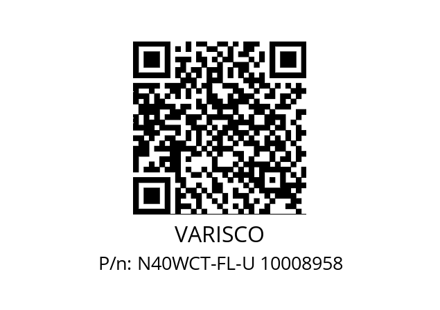   VARISCO N40WCT-FL-U 10008958