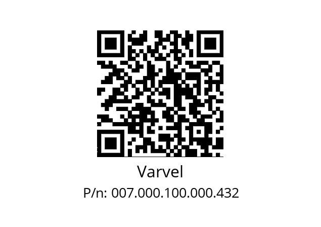   Varvel 007.000.100.000.432