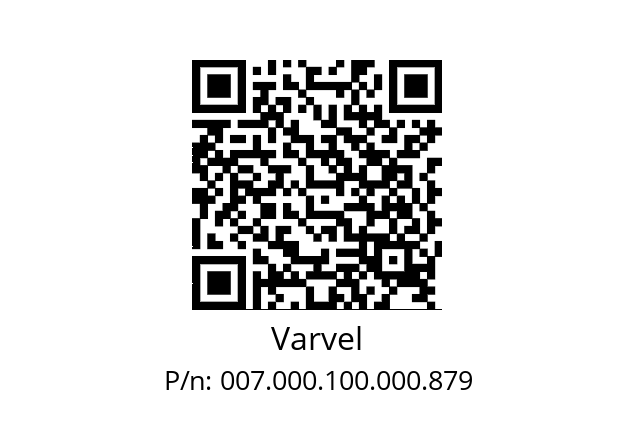   Varvel 007.000.100.000.879