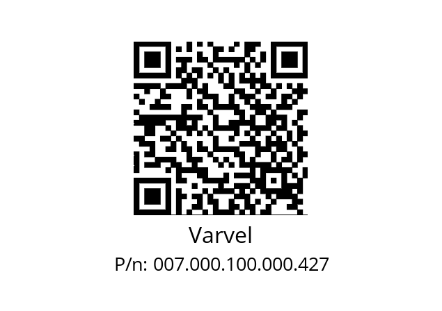   Varvel 007.000.100.000.427