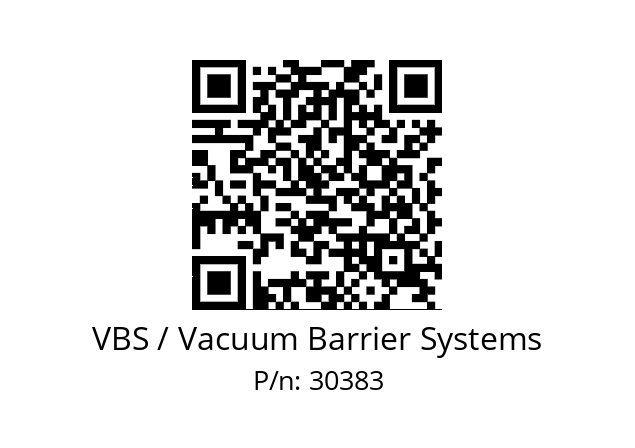   VBS / Vacuum Barrier Systems 30383