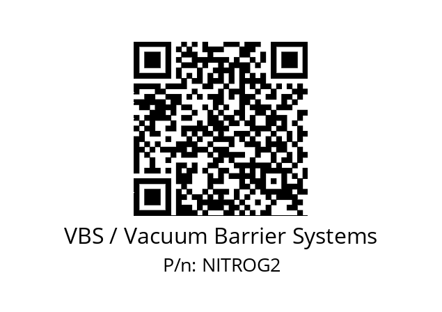   VBS / Vacuum Barrier Systems NITROG2