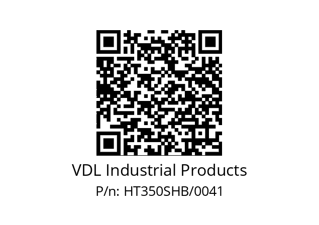   VDL Industrial Products HT350SHB/0041