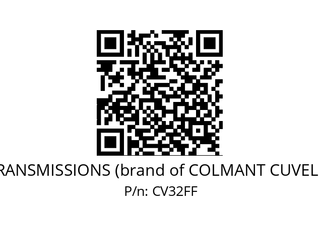   VECO TRANSMISSIONS (brand of COLMANT CUVELIER RPS) CV32FF