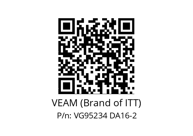   VEAM (Brand of ITT) VG95234 DA16-2