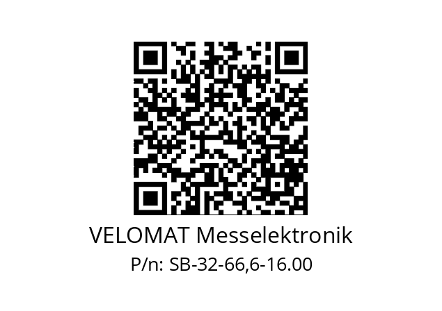   VELOMAT Messelektronik SB-32-66,6-16.00