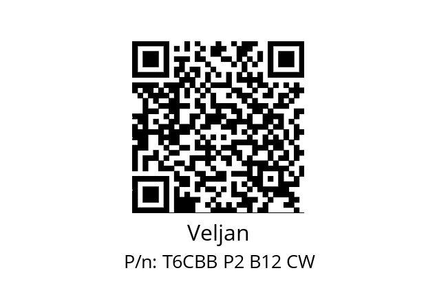   Veljan T6CBB P2 B12 CW