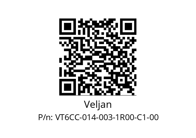   Veljan VT6CC-014-003-1R00-C1-00