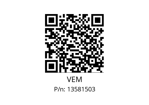   VEM 13581503