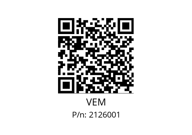   VEM 2126001