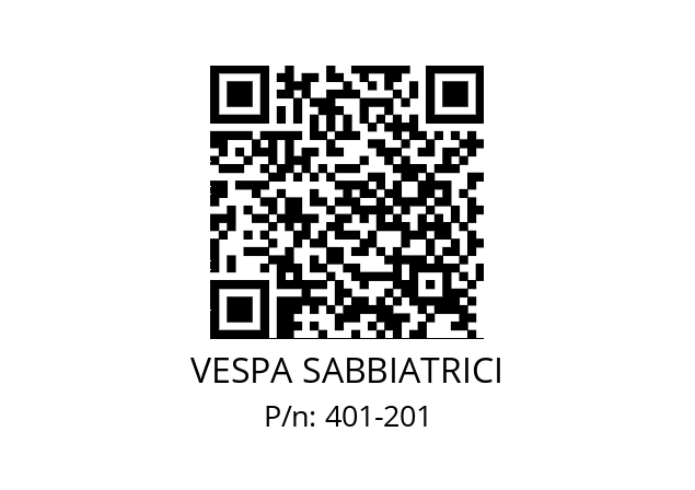   VESPA SABBIATRICI 401-201