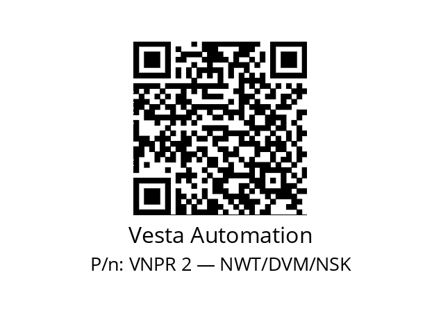   Vesta Automation VNPR 2 — NWT/DVM/NSK