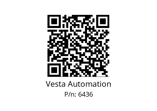   Vesta Automation 6436