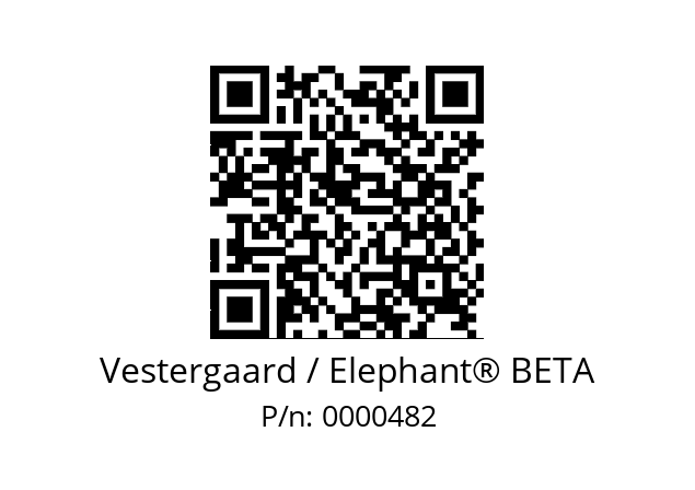   Vestergaard / Elephant® BETA 0000482