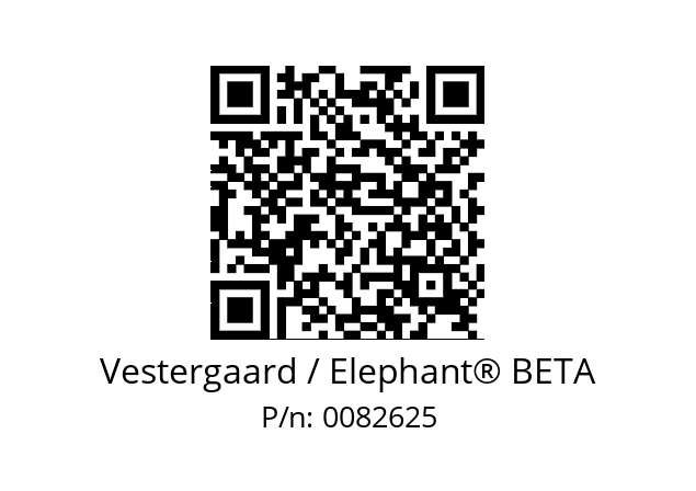   Vestergaard / Elephant® BETA 0082625