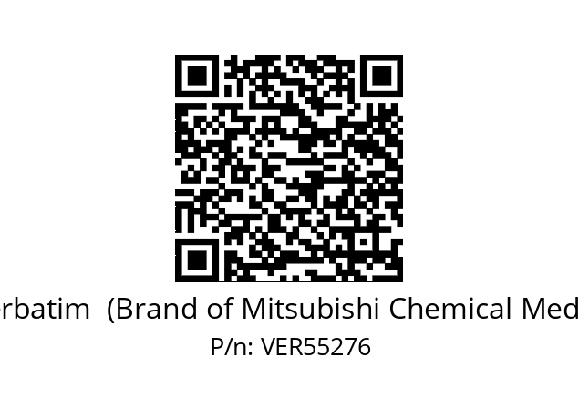   Verbatim  (Brand of Mitsubishi Chemical Media) VER55276